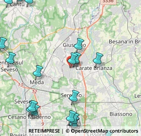 Mappa Piazza N. Sauro, 20833 Giussano MB, Italia (6.059)