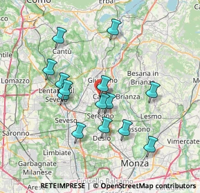 Mappa Piazza N. Sauro, 20833 Giussano MB, Italia (6.72214)