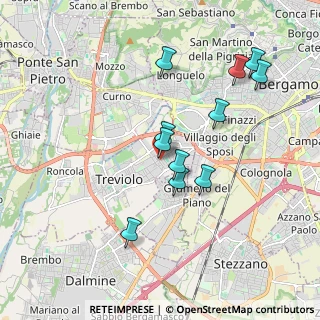 Mappa Via della Resistenza, 24048 Treviolo BG, Italia (1.71364)