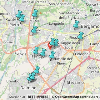 Mappa Via della Resistenza, 24048 Treviolo BG, Italia (2.24333)