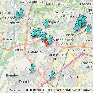 Mappa Via della Resistenza, 24048 Treviolo BG, Italia (2.601)