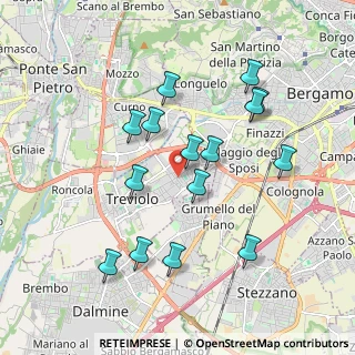 Mappa Via della Resistenza, 24048 Treviolo BG, Italia (1.82933)