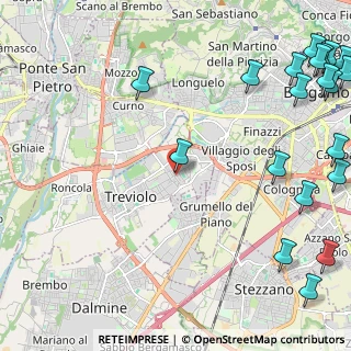 Mappa Via della Resistenza, 24048 Treviolo BG, Italia (3.5515)