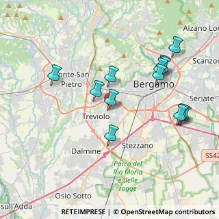Mappa Via della Resistenza, 24048 Treviolo BG, Italia (3.96769)