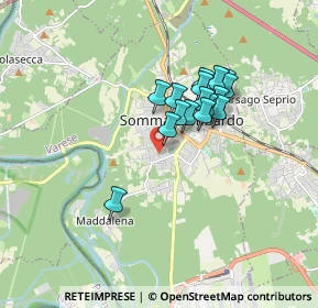 Mappa Via San Martino, 21019 Somma Lombardo VA, Italia (1.2825)