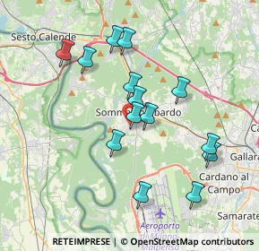 Mappa Via San Martino, 21019 Somma Lombardo VA, Italia (3.44929)