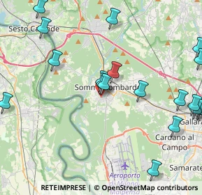 Mappa Via San Martino, 21019 Somma Lombardo VA, Italia (5.429)