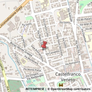 Mappa Via Pietro Damini, 11, 31033 Castelfranco Veneto, Treviso (Veneto)