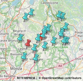 Mappa De Capitani, 23875 Osnago LC, Italia (6.7125)