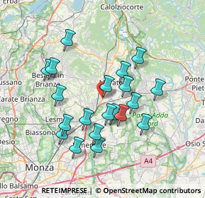 Mappa De Capitani, 23875 Osnago LC, Italia (6.555)