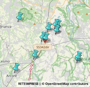 Mappa De Capitani, 23875 Osnago LC, Italia (3.57917)