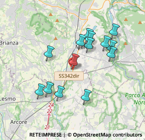 Mappa De Capitani, 23875 Osnago LC, Italia (3.39643)