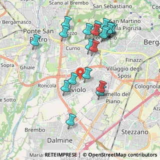Mappa Via Don Pino Puglisi, 24048 Treviolo BG, Italia (2.0355)