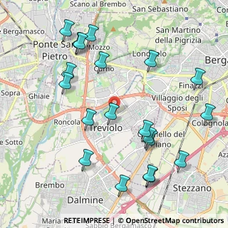 Mappa Via Don Pino Puglisi, 24048 Treviolo BG, Italia (2.365)