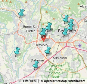Mappa Via Don Pino Puglisi, 24048 Treviolo BG, Italia (3.61333)