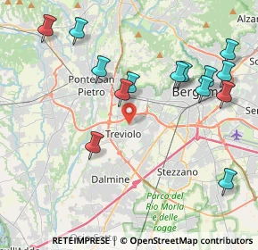 Mappa Via Don Pino Puglisi, 24048 Treviolo BG, Italia (4.52143)
