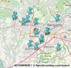 Mappa Via Don Pino Puglisi, 24048 Treviolo BG, Italia (3.458)