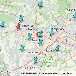 Mappa Via Don Pino Puglisi, 24048 Treviolo BG, Italia (4.83667)