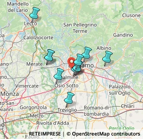 Mappa Via Don Pino Puglisi, 24048 Treviolo BG, Italia (9.52455)