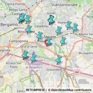 Mappa Via Filippo Turati, 24068 Seriate BG, Italia (2.13556)