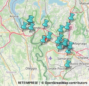 Mappa Via Cabagaggio, 21019 Somma Lombardo VA, Italia (6.785)