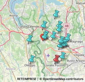 Mappa Via Cabagaggio, 21019 Somma Lombardo VA, Italia (6.60118)