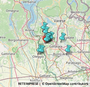Mappa Via Cabagaggio, 21019 Somma Lombardo VA, Italia (5.92909)