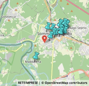 Mappa Via Cabagaggio, 21019 Somma Lombardo VA, Italia (1.48125)
