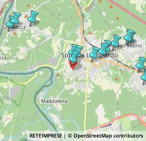 Mappa Via Cabagaggio, 21019 Somma Lombardo VA, Italia (2.33214)