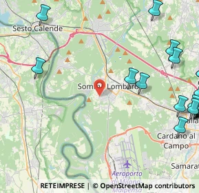 Mappa Via Cabagaggio, 21019 Somma Lombardo VA, Italia (6.6705)