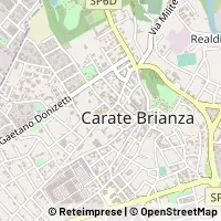 Map Carate Brianza
