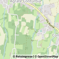 Mapa Agrate Conturbia