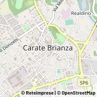Karte Carate Brianza