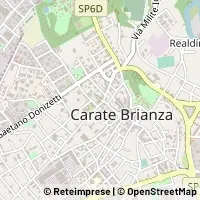 地图 Carate Brianza