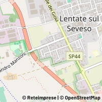 Hartă Lentate sul Seveso