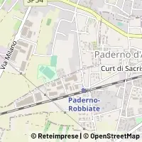 Map Paderno d'Adda