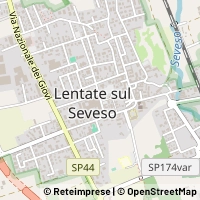 Karte Lentate sul Seveso