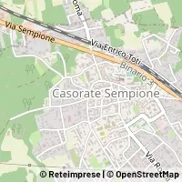 Kaart Casorate Sempione