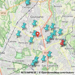 Mappa Via dei lavoratori ang, 20843 Verano Brianza MB, Italia (2.2895)