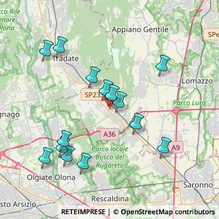 Mappa Via Anna Frank, 22076 Mozzate CO, Italia (4.12643)