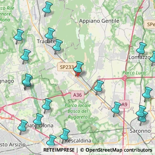 Mappa Via Anna Frank, 22076 Mozzate CO, Italia (6.4485)