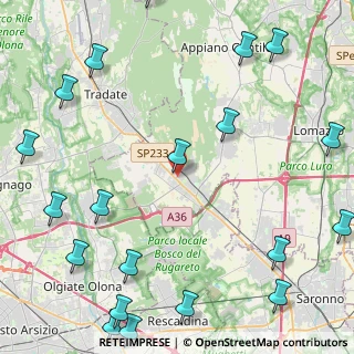 Mappa Via Anna Frank, 22076 Mozzate CO, Italia (6.5755)