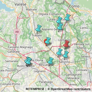 Mappa Via Anna Frank, 22076 Mozzate CO, Italia (7.72462)