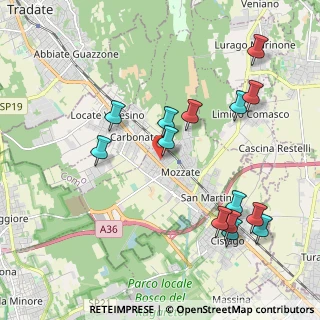 Mappa Via Anna Frank, 22076 Mozzate CO, Italia (2.2)