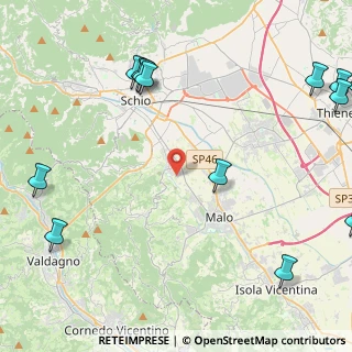 Mappa Vicolo Monte Summano, 36030 San Vito di Leguzzano VI, Italia (6.46538)