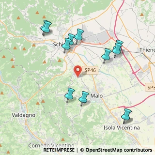 Mappa Vicolo Monte Summano, 36030 San Vito di Leguzzano VI, Italia (4.61333)