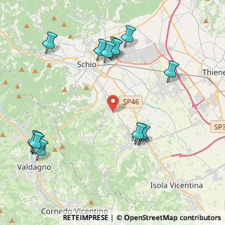 Mappa Vicolo Monte Summano, 36030 San Vito di Leguzzano VI, Italia (5.06615)