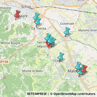Mappa Vicolo Monte Summano, 36030 San Vito di Leguzzano VI, Italia (2.26833)