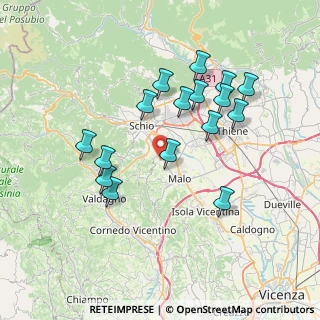 Mappa Vicolo Monte Summano, 36030 San Vito di Leguzzano VI, Italia (7.04)