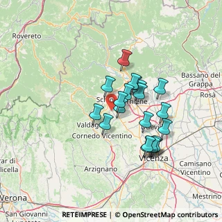 Mappa Vicolo Monte Summano, 36030 San Vito di Leguzzano VI, Italia (11.287)